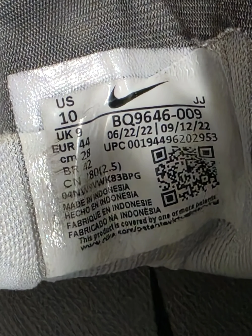 🔥 Nike Zoom Pegasus 37 Men's Size 10 Gray and White Running Shoes